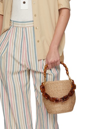 Figure View - Click To Enlarge - CLARE V - Pot De Miel Bamboo Handle Handbag