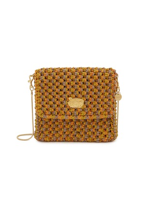 Main View - Click To Enlarge - CLARE V - Ramya Crochet Crossbody Bag