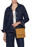 Figure View - Click To Enlarge - CLARE V - Ramya Crochet Crossbody Bag