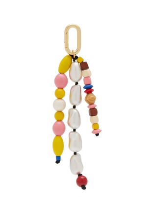 Main View - Click To Enlarge - CLARE V - Beaded Key Chain