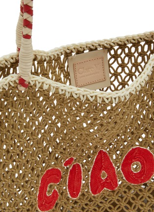 Detail View - Click To Enlarge - CLARE V - L'Été Ciao Crochet Tote Bag