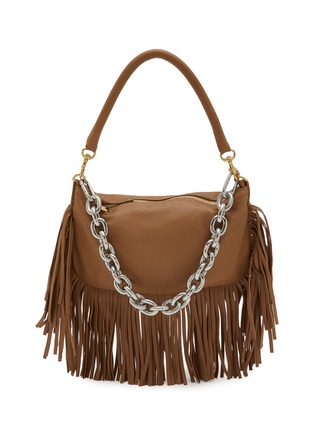 Main View - Click To Enlarge - CLARE V - Petit Moyen Custom Strap Leather Bag