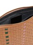 Detail View - Click To Enlarge - CLARE V - Woven Leather Flat Clutch Bag With Tabs
