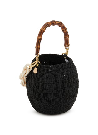 Detail View - Click To Enlarge - CLARE V - Pot de Miel Resin Handle Basket Bag