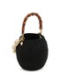 Detail View - Click To Enlarge - CLARE V - Pot de Miel Resin Handle Basket Bag