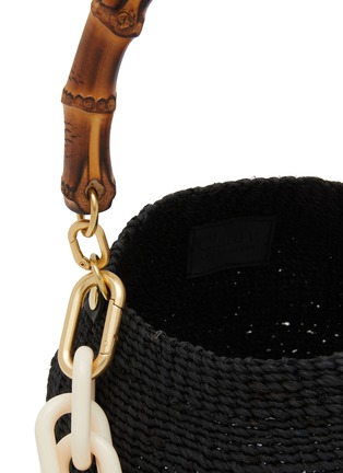 Detail View - Click To Enlarge - CLARE V - Pot de Miel Resin Handle Basket Bag