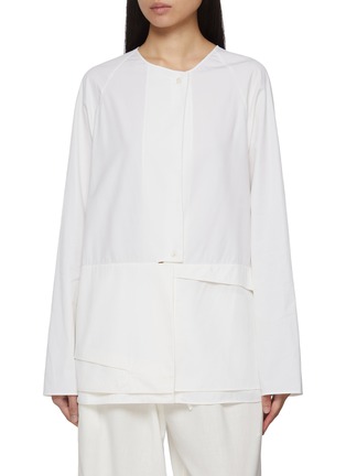Main View - Click To Enlarge - RUOHAN - Nia Cotton Silk Shirt