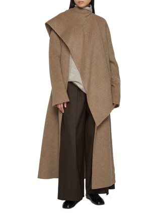 Figure View - Click To Enlarge - RUOHAN - Morea Wide Leg Wool Pants