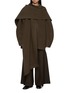 Main View - Click To Enlarge - RUOHAN - Mauke Cape & Cocoon Wool Jacket