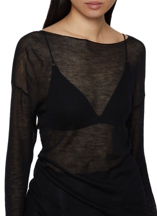  - RUOHAN - Alba Sheer Cashmere Top