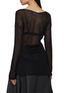 Back View - Click To Enlarge - RUOHAN - Alba Sheer Cashmere Top