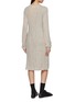 Back View - Click To Enlarge - RUOHAN - Jan Jacquard Cashmere Wool Knit Dress