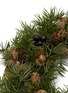 Detail View - Click To Enlarge - SHISHI - Pine Cone Acorn Blackberry Wreath