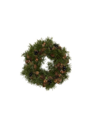 Main View - Click To Enlarge - SHISHI - Pine Cone Acorn Blackberry Wreath
