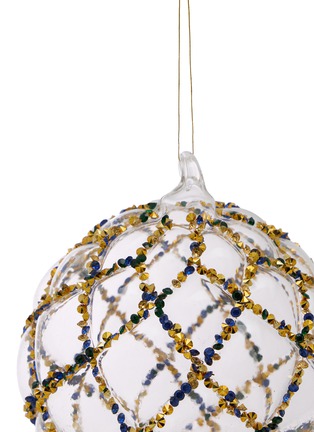 Detail View - Click To Enlarge - SHISHI - Diamond Lined Velvet Ball Ornament