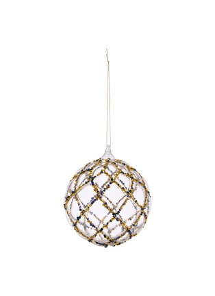 Main View - Click To Enlarge - SHISHI - Diamond Lined Velvet Ball Ornament