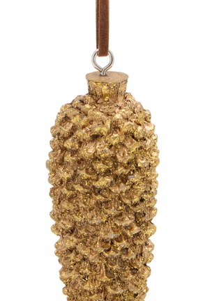Detail View - Click To Enlarge - SHISHI - Cone Ornament — Antique Gold