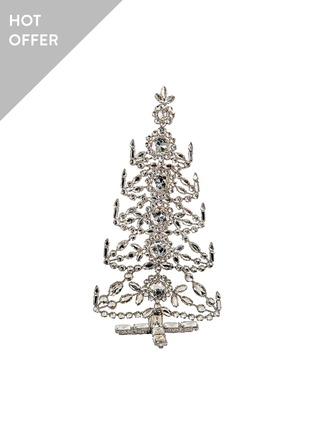 Main View - Click To Enlarge - SHISHI - Gem Tree With Candles Ornament