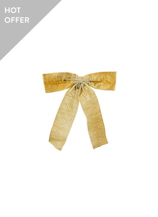 Main View - Click To Enlarge - SHISHI - Velvet Bow With Clip Ornament