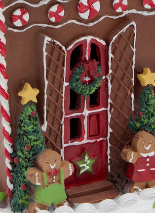 Detail View - Click To Enlarge - SHISHI - Gingerbread House With LED Lights