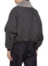Back View - Click To Enlarge - BEAUTIFUL PEOPLE - Reversible Fur Taffeta MA-1 Jacket