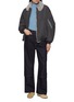 Figure View - Click To Enlarge - BEAUTIFUL PEOPLE - Reversible Fur Taffeta MA-1 Jacket