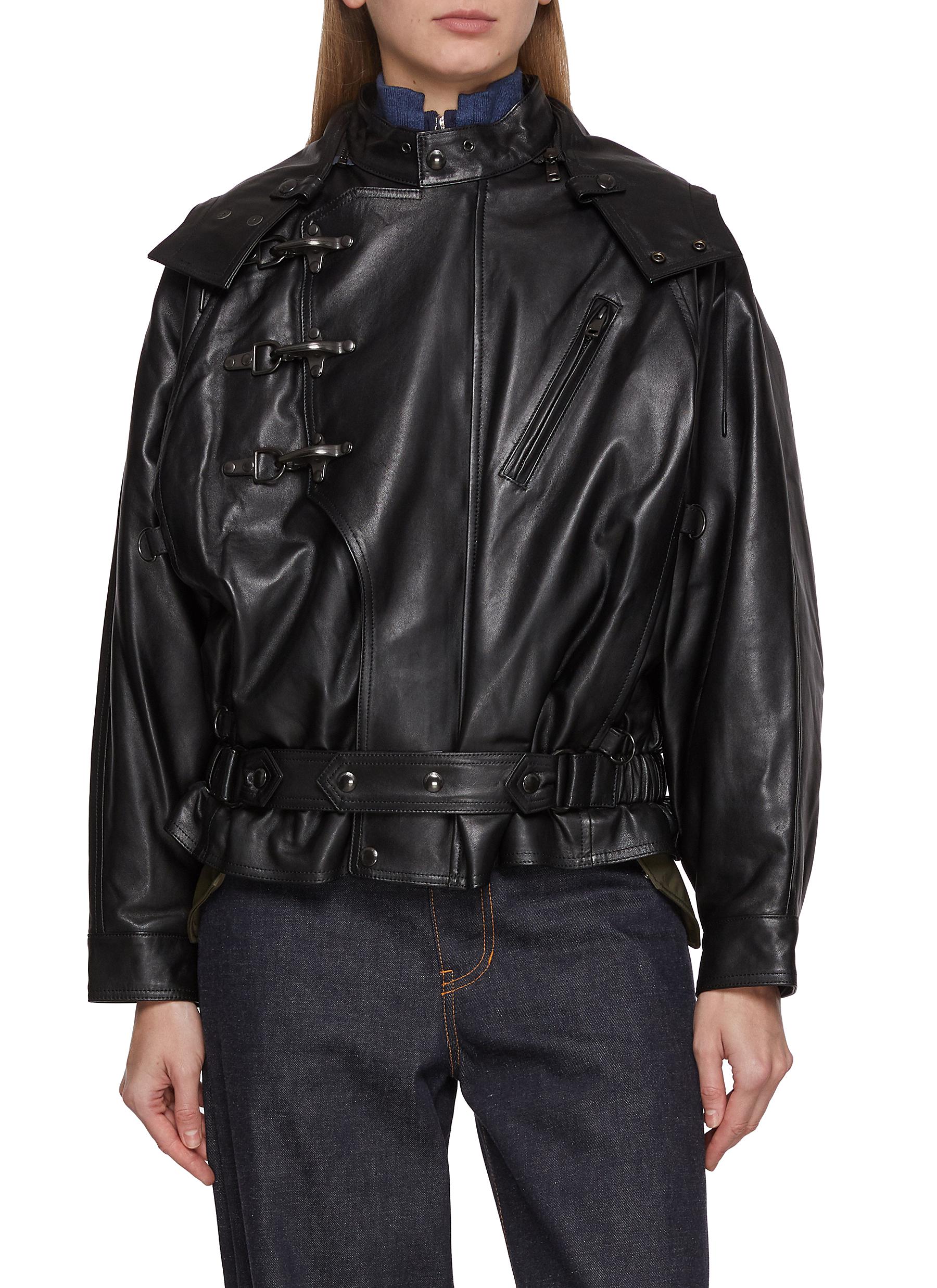 beautiful DOUBLE-END VINTAGE LEATHER RIDERSJACKET people