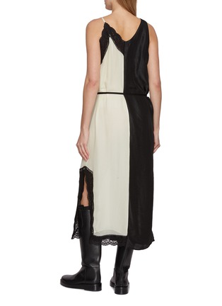 Back View - Click To Enlarge - BEAUTIFUL PEOPLE - Wrinkled Chiffon Silk Habutae Dress