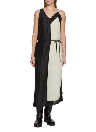 Main View - Click To Enlarge - BEAUTIFUL PEOPLE - Wrinkled Chiffon Silk Habutae Dress