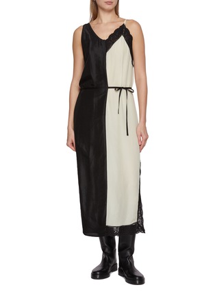 Figure View - Click To Enlarge - BEAUTIFUL PEOPLE - Wrinkled Chiffon Silk Habutae Dress