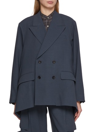 Main View - Click To Enlarge - BEAUTIFUL PEOPLE - Double End Worsted Doeskin Wool Jacket