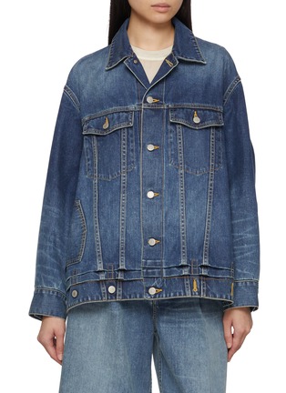 Main View - Click To Enlarge - BEAUTIFUL PEOPLE - Double-End Selvedge Denim Jacket