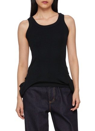Main View - Click To Enlarge - BEAUTIFUL PEOPLE - Miller Double-End Cotton Tank Top T-Shirt