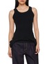 Main View - Click To Enlarge - BEAUTIFUL PEOPLE - Miller Double-End Cotton Tank Top T-Shirt