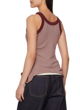 Back View - Click To Enlarge - BEAUTIFUL PEOPLE - Miller Double-End Cotton Tank Top T-Shirt