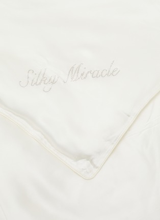 Detail View - Click To Enlarge - SILKY MIRACLE - Pure Summer Queen Size Silk Duvet Filler — White