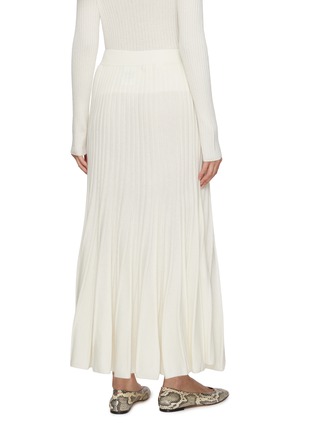 Back View - Click To Enlarge - ARCH4 - Sabrina Ribbed Cashmere Knit Maxi Skirt