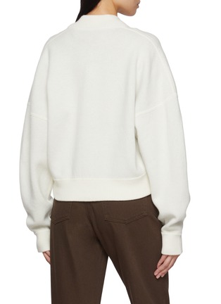 Back View - Click To Enlarge - ARCH4 - Jace Milano Knit Zip Up Cardigan