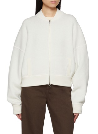 Main View - Click To Enlarge - ARCH4 - Jace Milano Knit Zip Up Cardigan