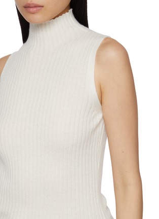  - ARCH4 - Mika High Neck Ribbed Cashmere Knit Vest