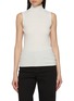 Main View - Click To Enlarge - ARCH4 - Mika High Neck Ribbed Cashmere Knit Vest