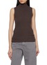 Main View - Click To Enlarge - ARCH4 - Mika High Neck Ribbed Cashmere Knit Vest