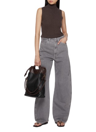 Figure View - Click To Enlarge - ARCH4 - Mika High Neck Ribbed Cashmere Knit Vest