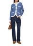 Figure View - Click To Enlarge - ARCH4 - Tulip Tweed Textured Cashmere Cardigan