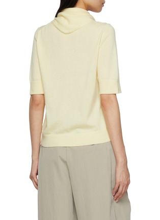 Back View - Click To Enlarge - ARCH4 - Imogen Scarf Tie Cashmere Knit Top
