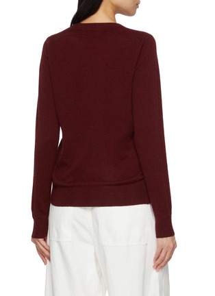 Back View - Click To Enlarge - ARCH4 - Nappa Crewneck Cashmere Knit Cardigan
