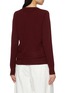 Back View - Click To Enlarge - ARCH4 - Nappa Crewneck Cashmere Knit Cardigan
