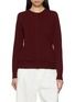 Main View - Click To Enlarge - ARCH4 - Nappa Crewneck Cashmere Knit Cardigan