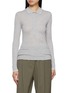 Main View - Click To Enlarge - ARCH4 - Maja Ribbed Cashmere Knit Polo Top