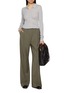 Figure View - Click To Enlarge - ARCH4 - Maja Ribbed Cashmere Knit Polo Top